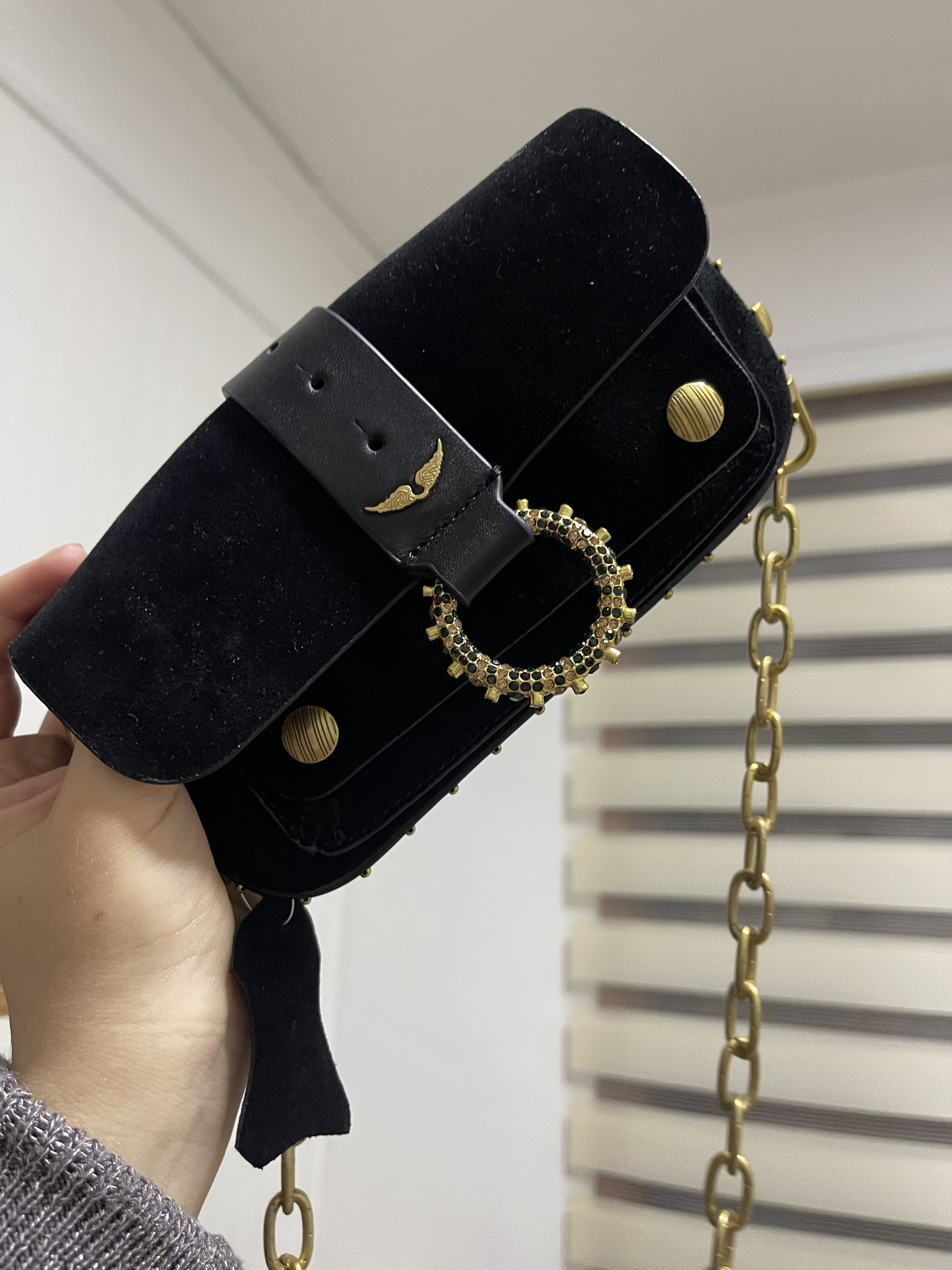 Kate Moss negra con dorado terciopelo | Zadig&Voltaire - Imagen 3