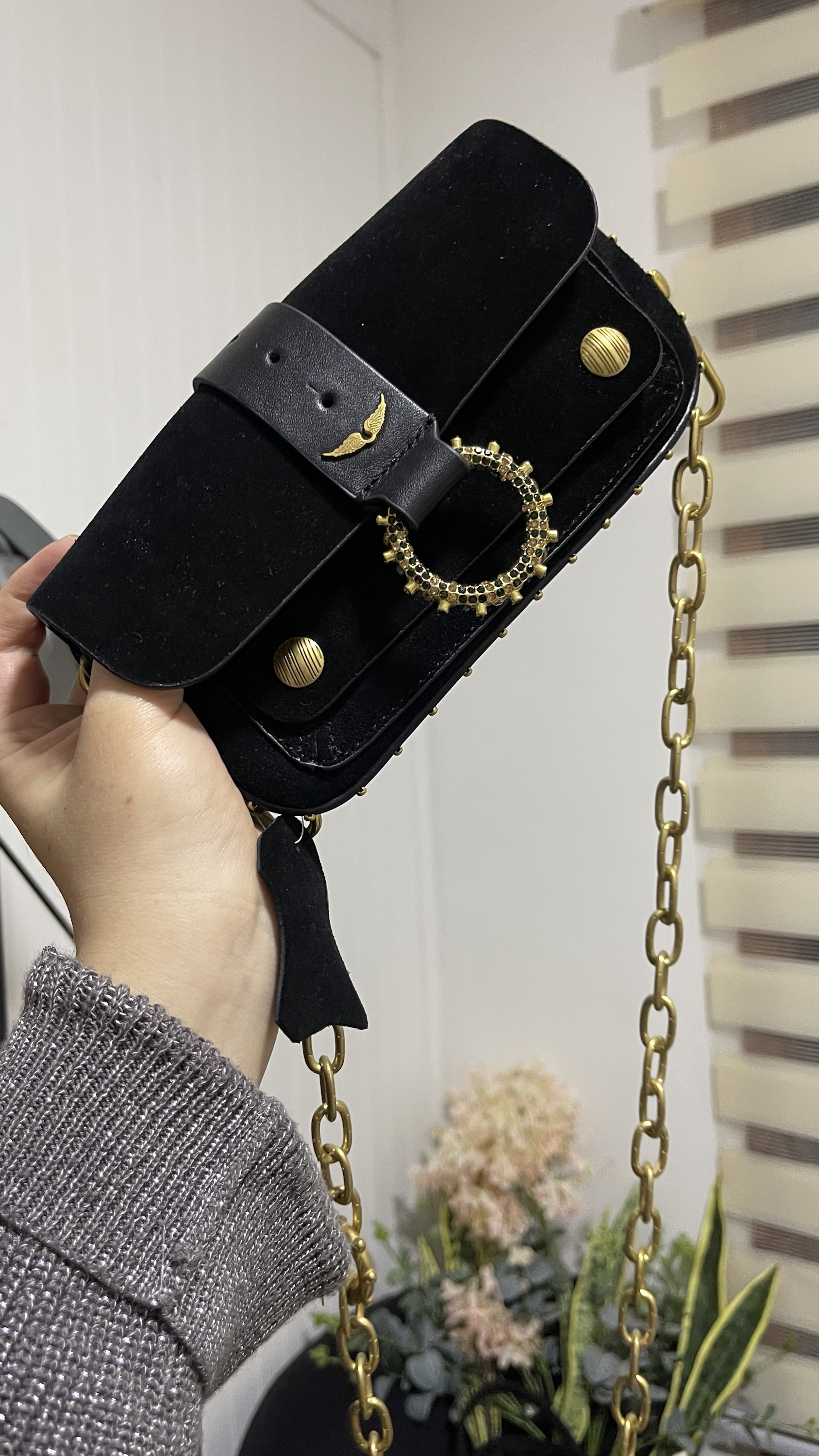 Kate Moss negra con dorado terciopelo | Zadig&Voltaire - Imagen 11